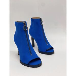 Bar III Women's Dillian Front Zip Shooties - Cobalt 7M